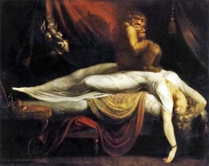 "The Nightmare" by Henry Fuseli 1781.
